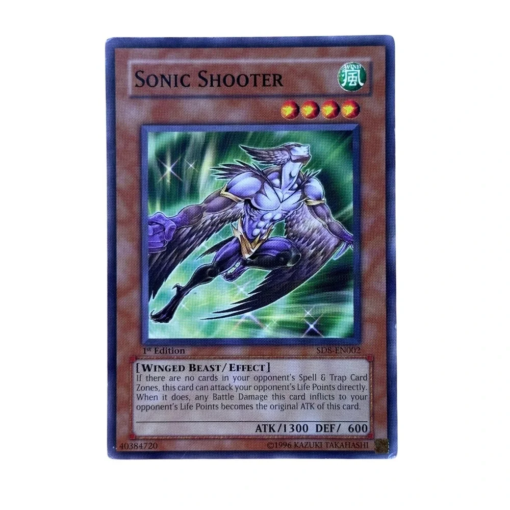 Yu-Gi-Oh! Trading Card Sonic Shooter SD8-EN002 1st Edition Common Wind Attribute